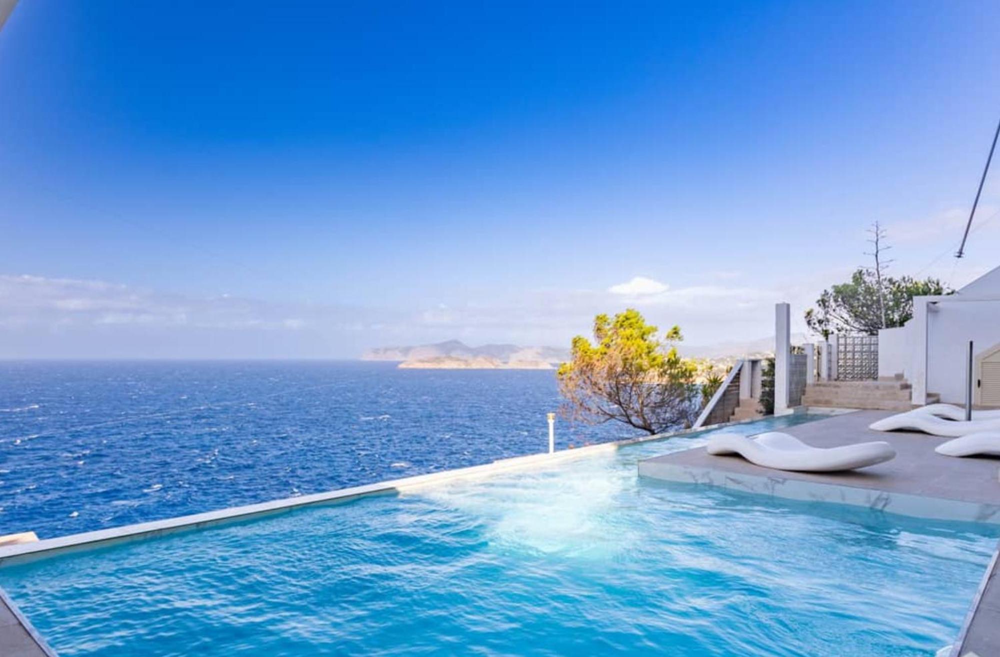 Exclusive Seafront Villa,Private Pool,Gym,Bbq El Toro  Exterior photo